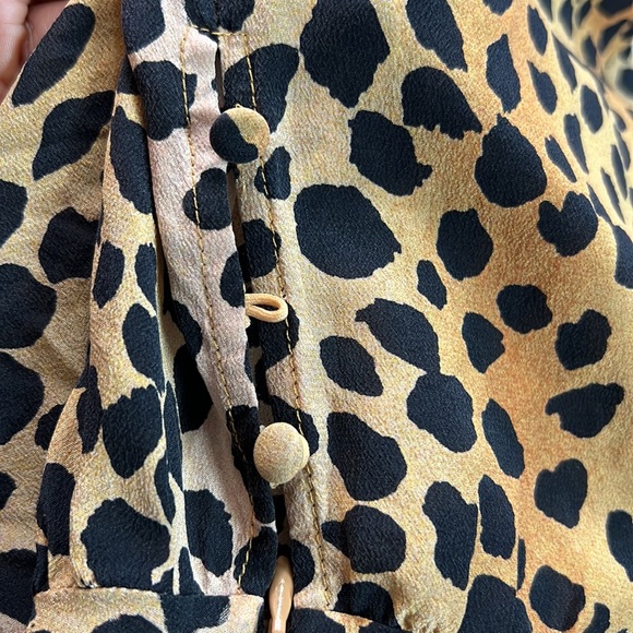 RIXO LONDON Kyla Leopard-print Silk Crepe De Chine Mini Dress - Picture 13 of 13